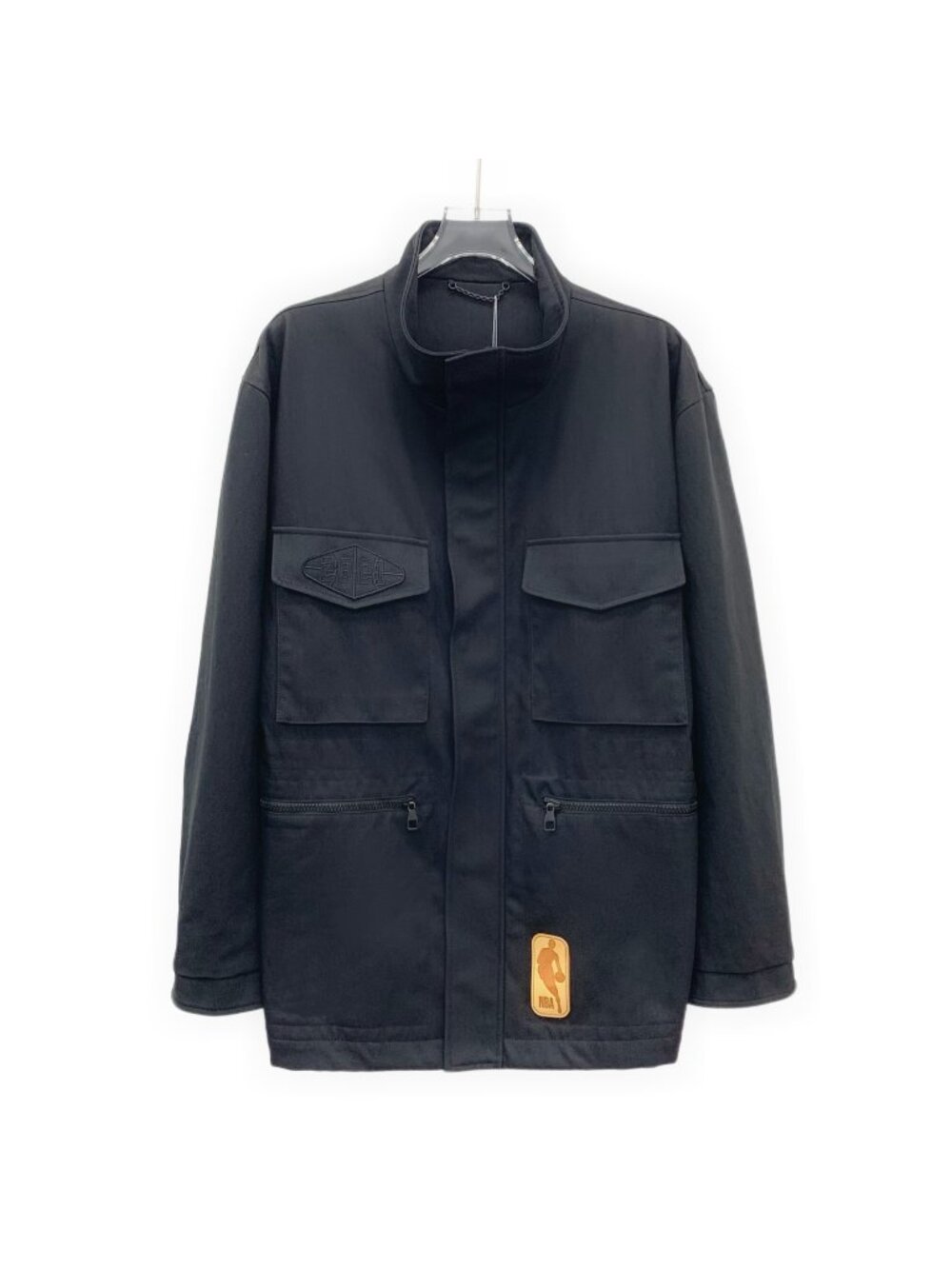 Louis Vuitton × NBA Black Multi-Pocket Cotton Jacket
